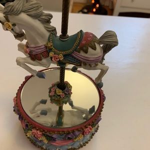 Vintage Music Box  Carousel